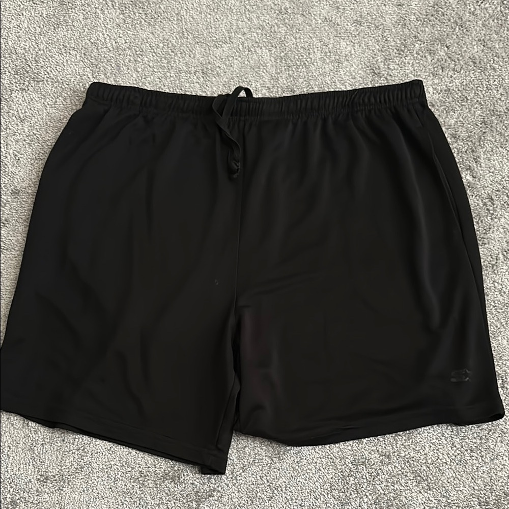 👉 Starter Black Athletic Shorts – Size XL (40–42) Polyester Drawstring